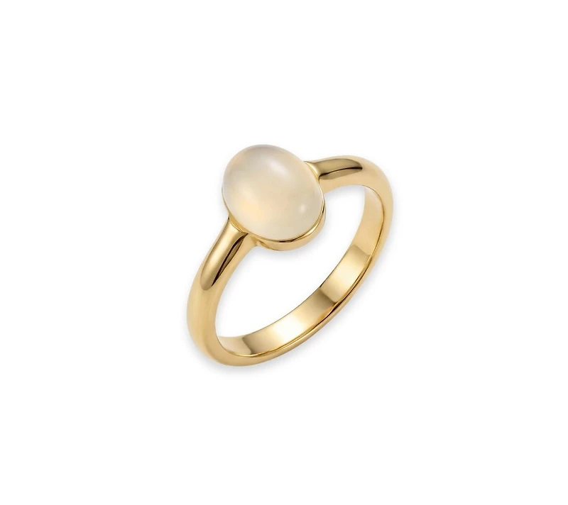 seree Halo Chalcedony Cabochon Ring