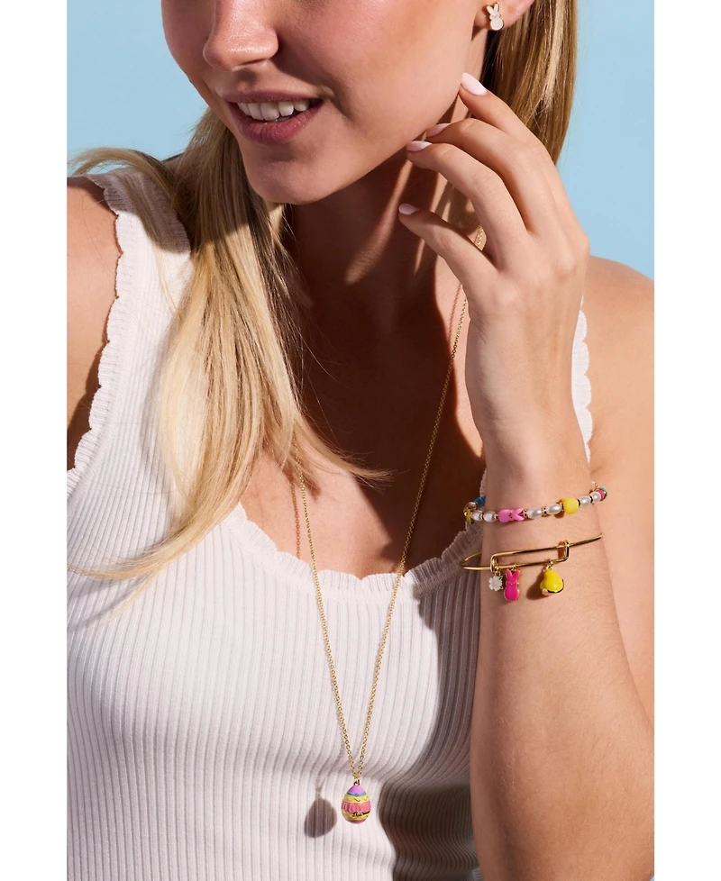 Alex and Ani Peeps Easter Egg Pendant Necklace