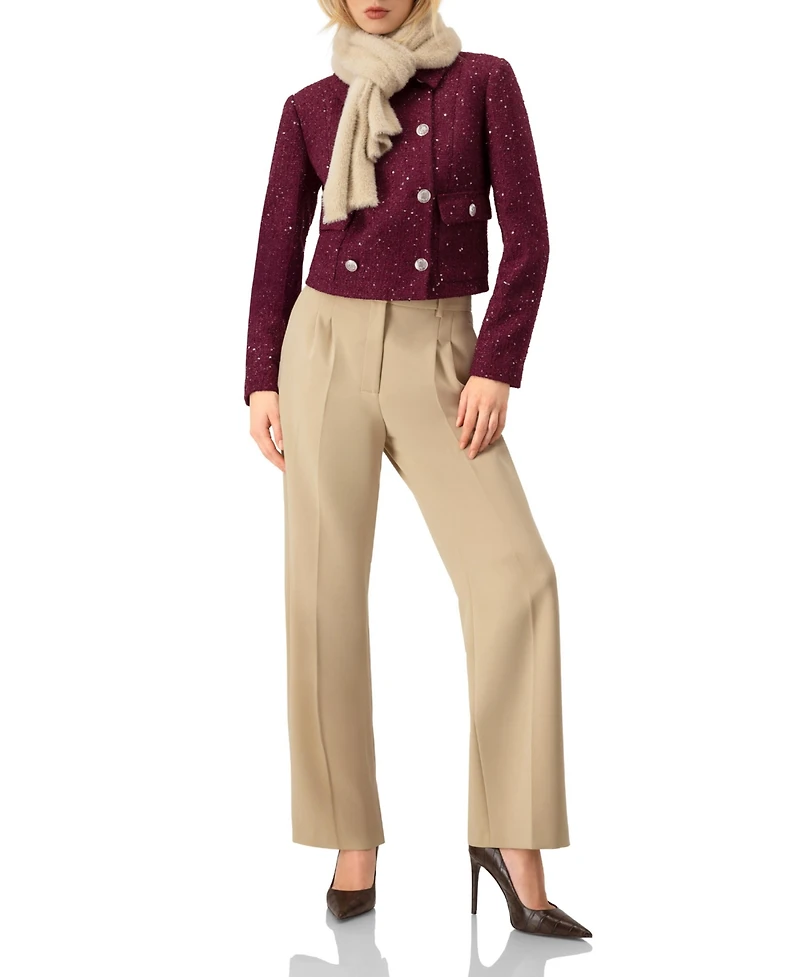 Ivonne Women's Double-Breasted Short Jacket