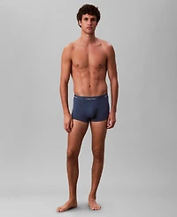 Calvin Klein Men's Icon Stretch Low Rise Trunks, 3-Pack