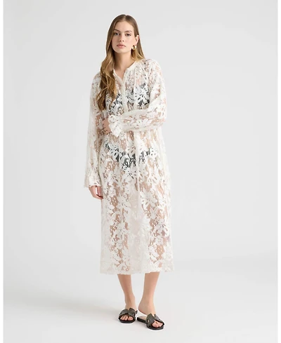 Nvlt Women's Long Shirt Dress with Raglan Sleeve