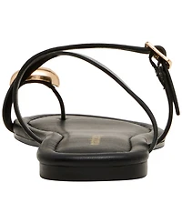 Madden Girl Women's Tune Embellished Strappy Slide Sandals