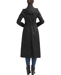 Bgsd Women's Plus Hooded Long Rain Coat