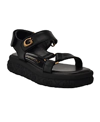 Guess Women's Lanara Quattro G Sporty Platform Footbed Sandals