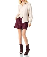 Ivonne Women's Tailored Shorts with Pockets