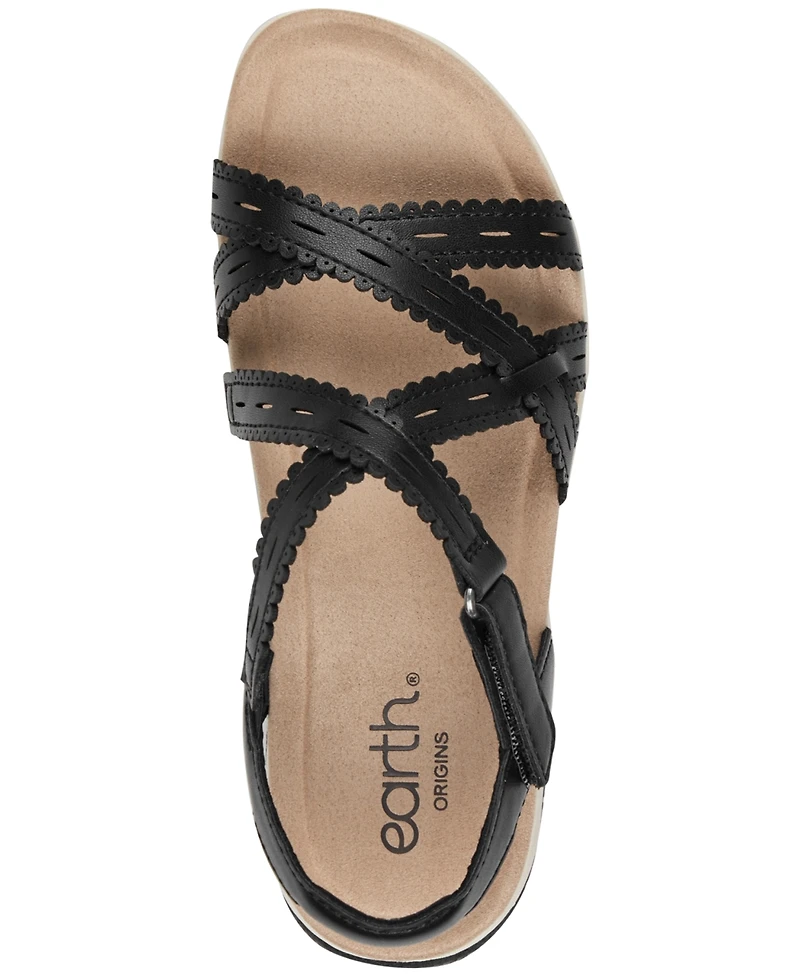 Earth Women's Sanetra Strappy Flat Sandals