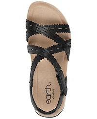 Earth Women's Sanetra Strappy Flat Sandals