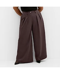 City Chic Women's Plus Abbie Wide Leg Pant