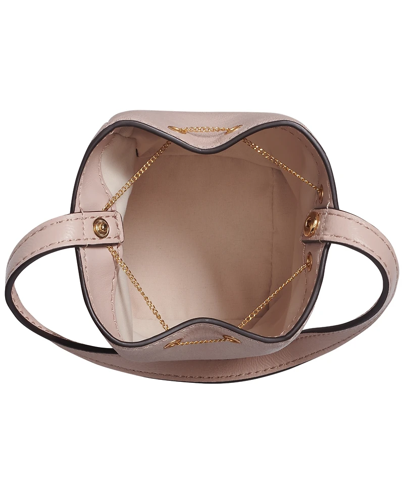 Donna Karan New York Sisal Leather Clutch