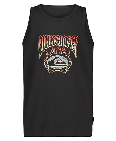 Quiksilver Boys' 8-20 Temple Flames Crewneck Tank Top
