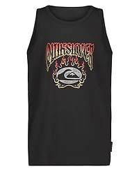 Quiksilver Boys' 8-20 Temple Flames Crewneck Tank Top