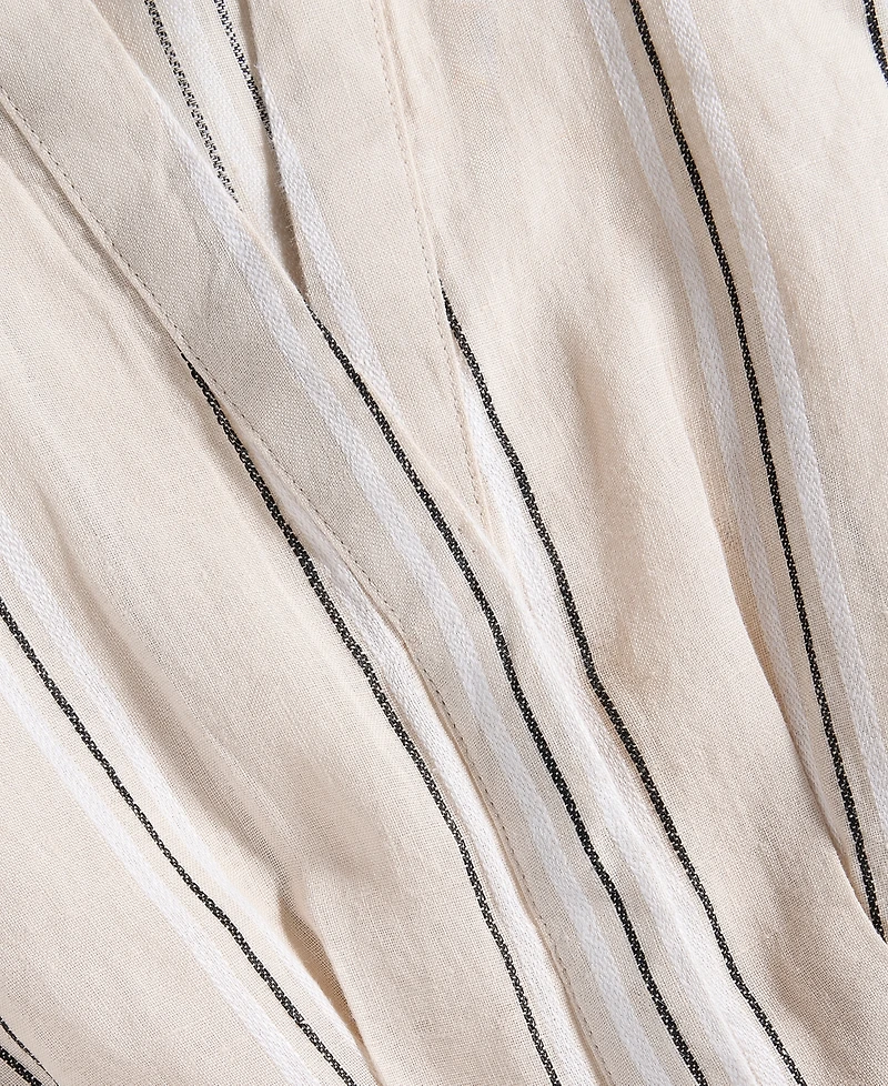 I.n.c. International Concepts Petite Printed Short-Sleeve Collared Button-Up Blouse, Macy's Exclusive