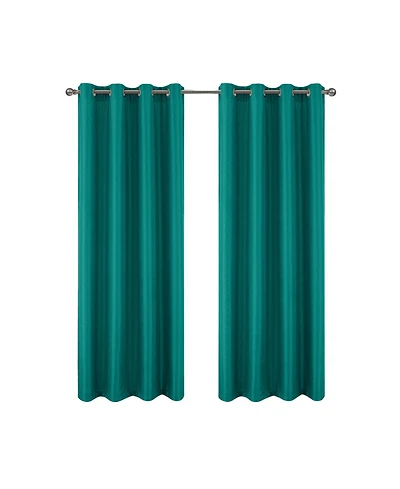 Rt Designers Collection Polyester 140 Gsm Sedona Jacquard Grommet Curtain Panel