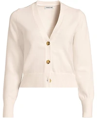 Lands' End Women's Drifter Vneck Dress Cardigan Sweater