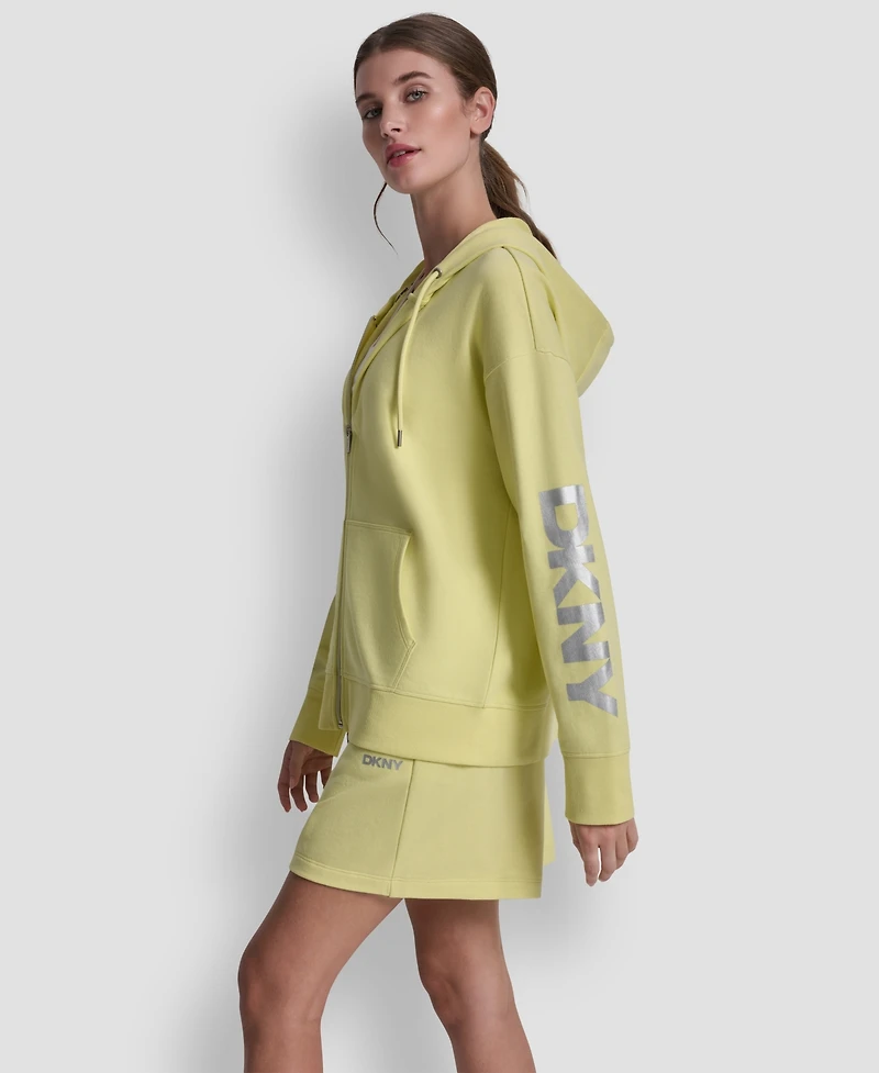 Dkny Sport Women's Regular-Fit Full Zip Hoodie