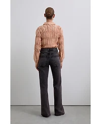 Scalpers Women's Bootcutwash Denim Pant