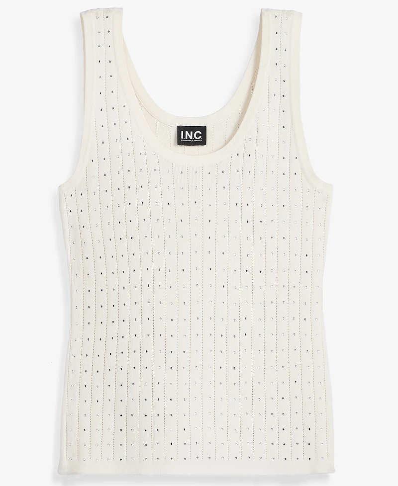 I.n.c. International Concepts Women's Embellished Sweater Tank, Macy's Exclusive