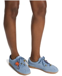 Michael Kors Women's Almond Toe Nolan Lace Ups Sneakers