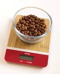 Pebbly Glass 3-Pc. Mixing Bowl with Bamboo Lid Set