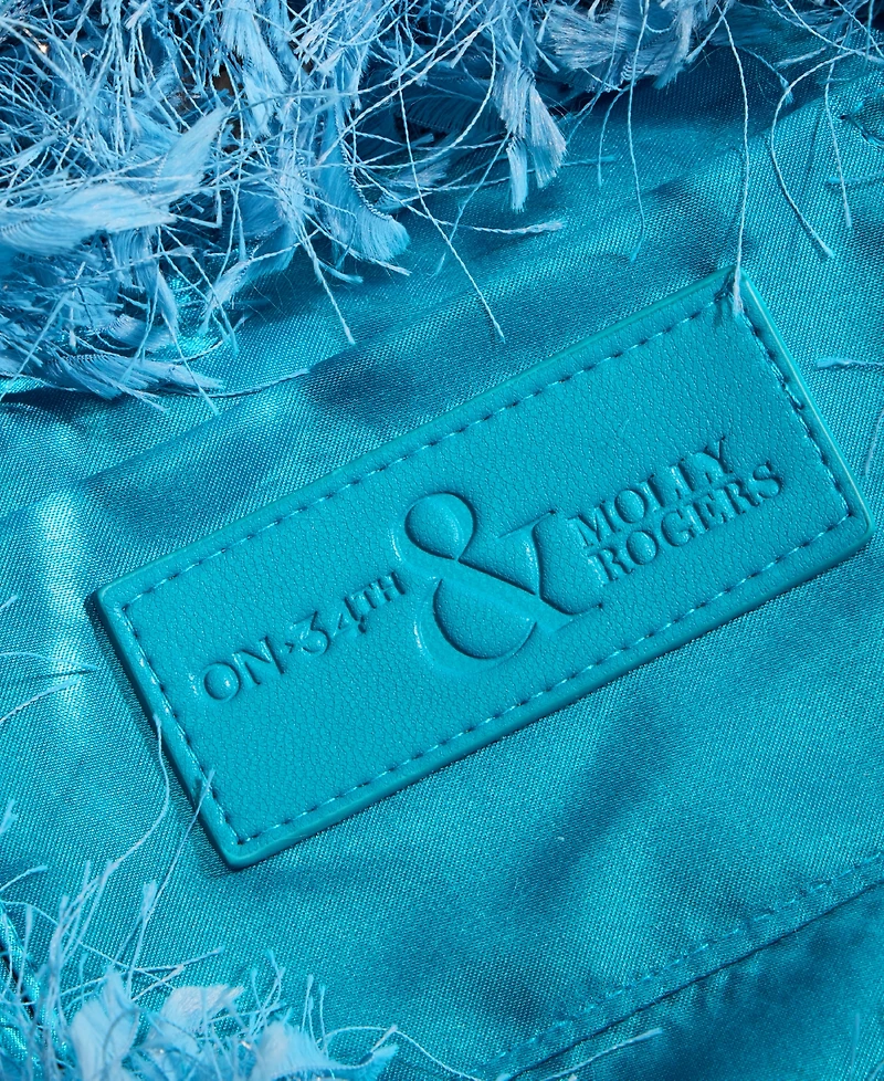 Feather Fringe Clutch, Macy's Exclusive- Molly Rogers Capsule Collection