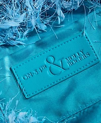 Feather Fringe Clutch, Macy's Exclusive- Molly Rogers Capsule Collection
