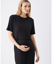 Ripe Maternity Women's Ivy Rib Nursing Dress