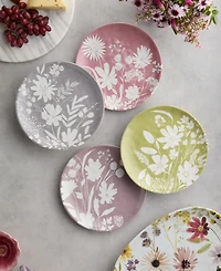 Certified International Wildflowers Dinner Plates, Set of 4
