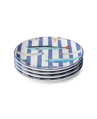 Certified International Something Fishy Salad Plates, Set of 4