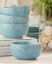Certified International Coastline Cereal Bowls, Set of 4