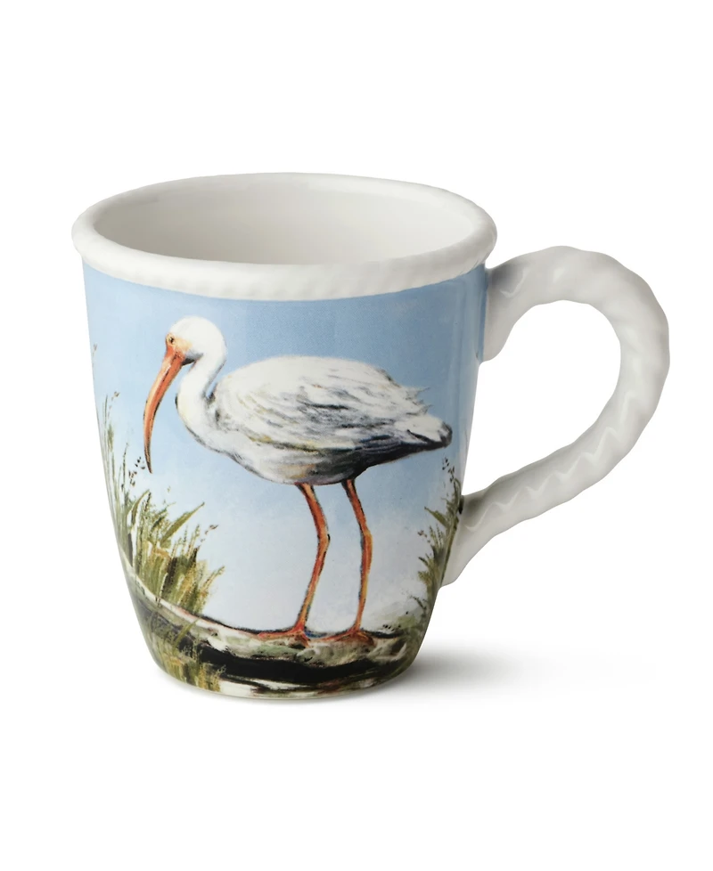 Certified International Coastal Birds Mugs, Set of 4