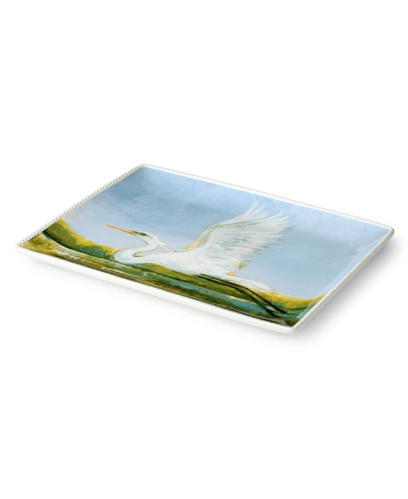 Certified International Coastal Birds Rectangular Platter