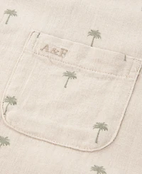 abercrombie kids Boys' Short-Sleeve Camp Shirt