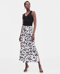 I.n.c. International Concepts Women's Printed Maxi Skirt, Macy's Exclusive