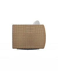 Sculptura 42" Aluminum Outdoor Swivel Club Chair, Created for Macy's