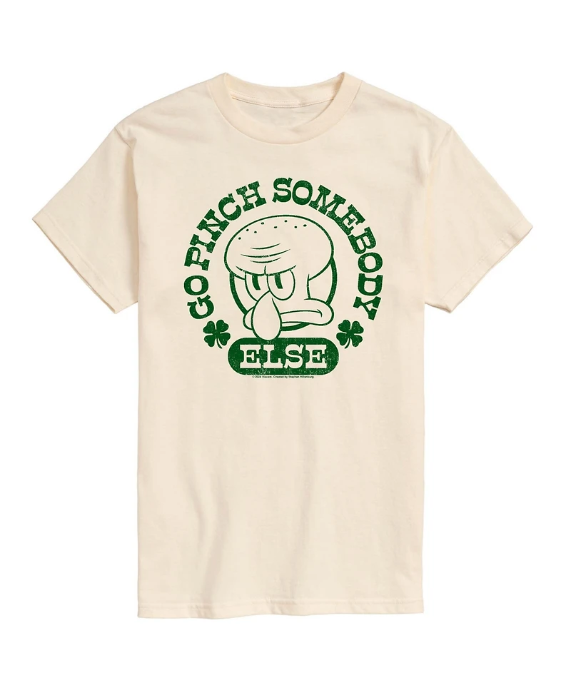 Airwaves Men's SpongeBob SquarePants Go Pinch Somebody Short Sleeve T-Shirt