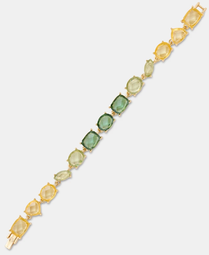 Anne Klein Stationed Stone Flex Bracelet