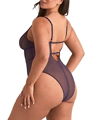 Adore Me Women's Rosie Crotchless Bodysuit Lingerie