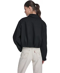 Levi's Women's Bubble Hem Collared Bomber Jacket