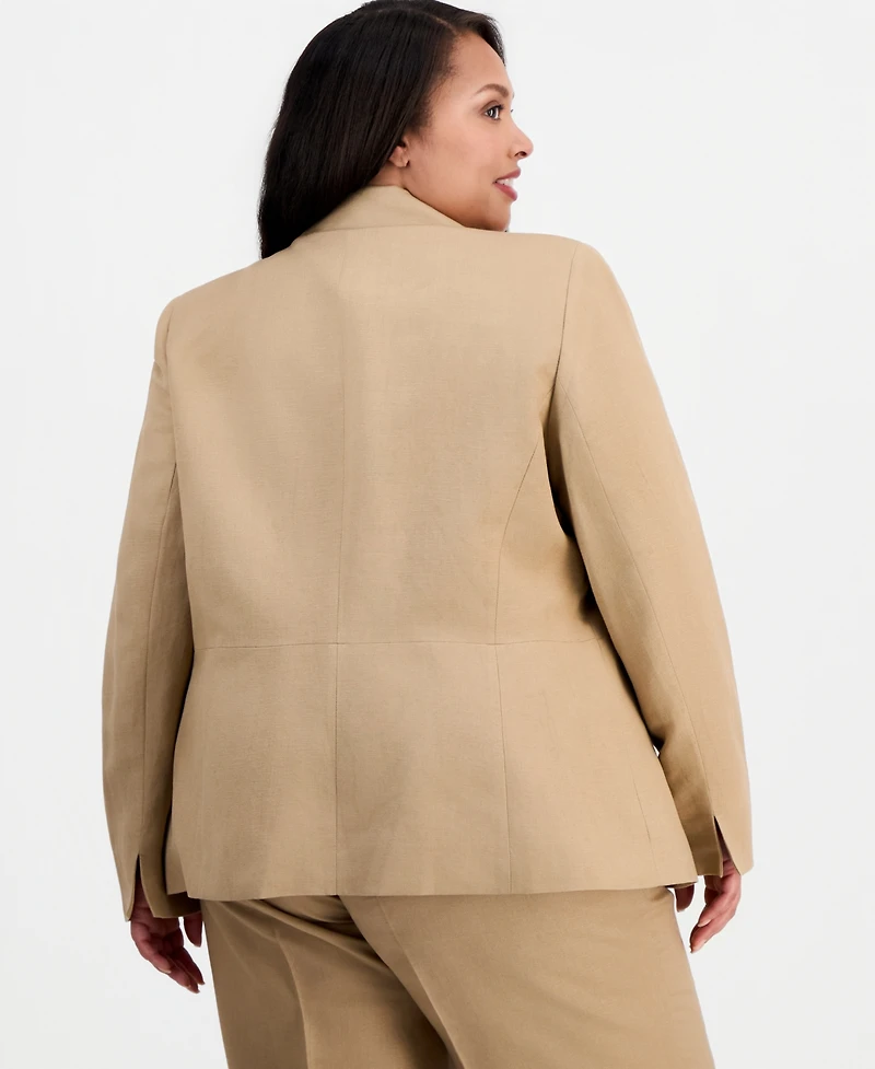 Kasper Plus Notch Collar Jacket