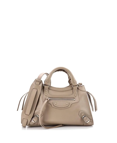 Pre-Owned Balenciaga Mini City Classic Studs Bag Leather