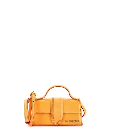 Pre-Owned Jacquemus Le Bambino Top Handle Flap Bag Leather