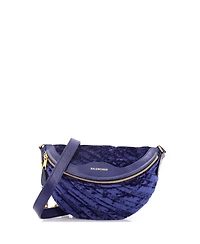 Pre-Owned Balenciaga Xs Souvenir Belt Bag Quilted Velvet