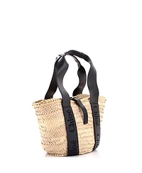 Pre-Owned Chloe Medium Sense Basket Tote Raffia with Leather