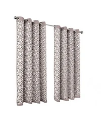 Rt Designers Collection 100 Polyester 190 Gsm Marina Revisible Blackout Grommet Curtain Panel 54 X22 X 84 X22 Taupe