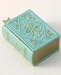 Uncommon Goods A Light Read Porcelain Book Candle, 9 Oz