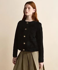 Furniq Uk Women's Suede Jacket