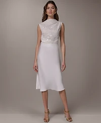 Donna Karan New York Women's Bias Midi Skirt