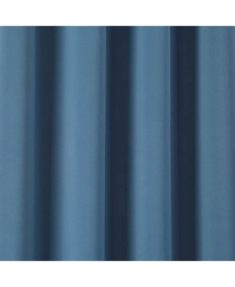 Rt Designers Collection 100% Polyester Twilight Blackout Rod Pocket Curtain Panel 54" x 84"