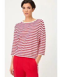 Olsen Women's Striped Fine Knit Sweater
