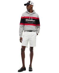 Tommy Hilfiger Men's Color-Block Stripe Logo Hoodie